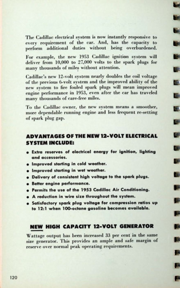 1953 Cadillac Salesmans Data Book Page 99